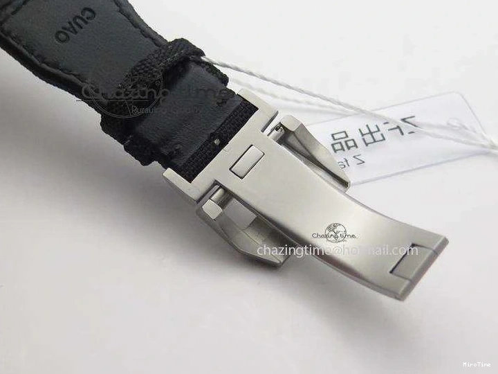 MIROTIME 0113 Comfortable Pilot Chrono IW388003 Real Ceramic ZF 1:1 Best Edition On Black Nylon Strap A 7322